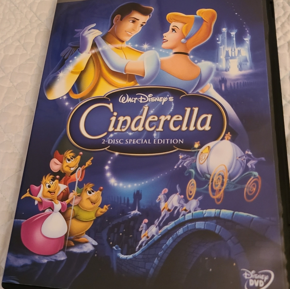 Like new. CINDERELLA 2 DISC DVD..cellophane  removed
